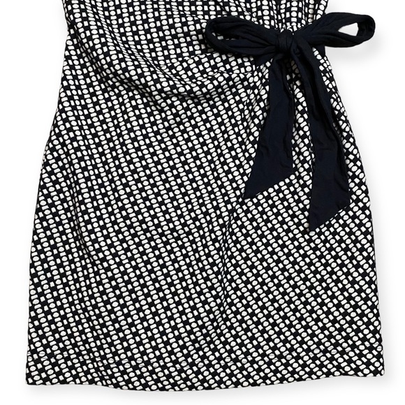 Saturday Sunday Anthropologie Isabel Bow Tie Dress Size Small S Black - Picture 5 of 12